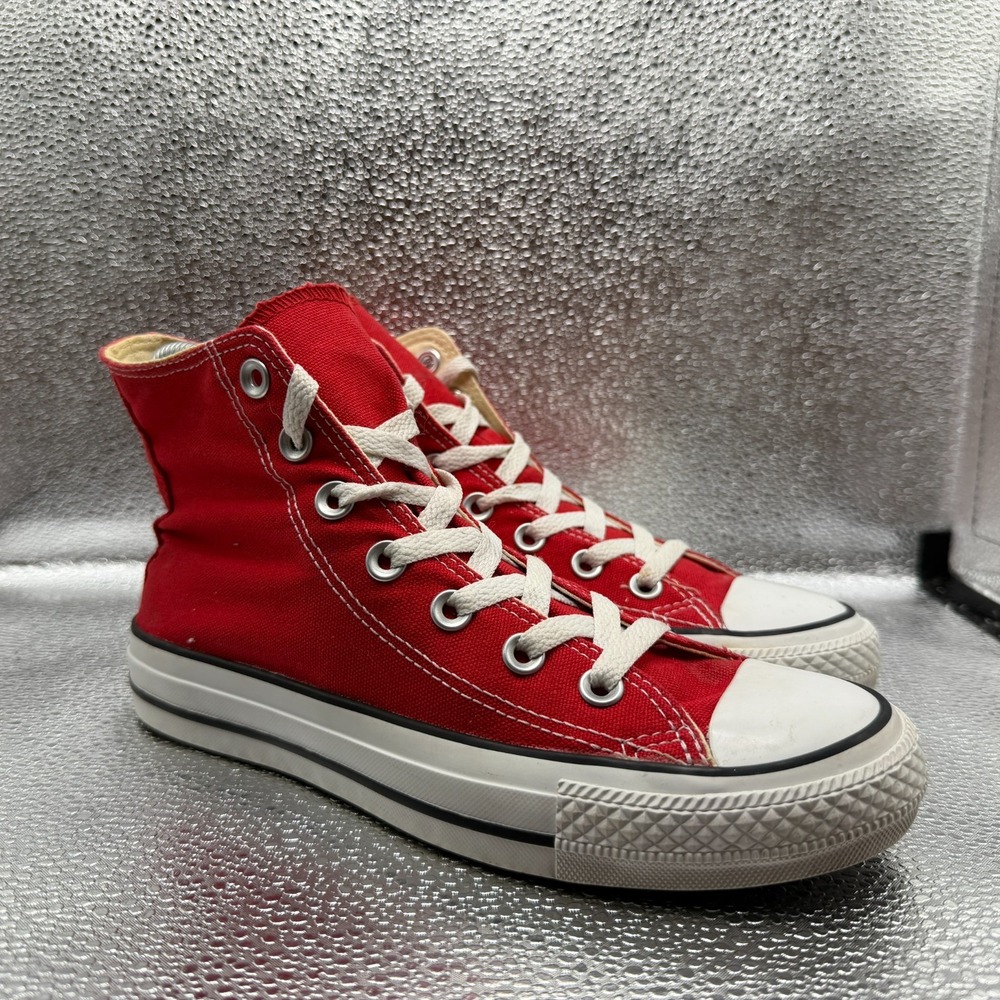 Size W6.5/M4.5 Converse Chuck Taylor All Star Hi Red Unisex Sneaker Shoes M9621